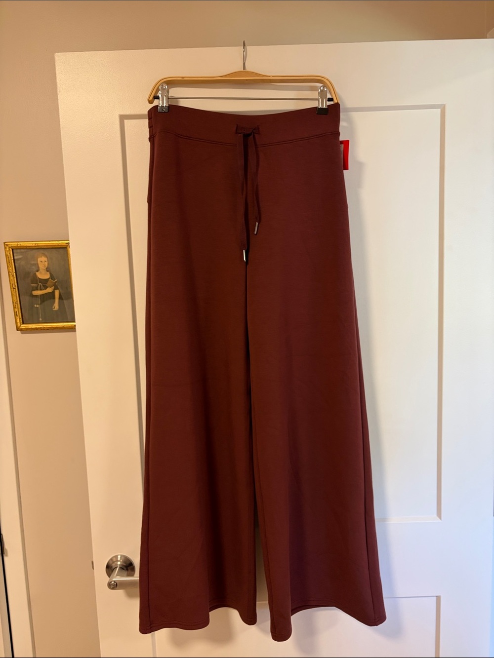 *NWT* SPANX Air Essentials Wide Leg Pant Spice large - Picture 2 of 8
